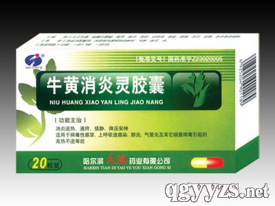 牛黃消炎靈膠囊