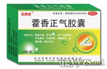 藿香正氣膠囊10S