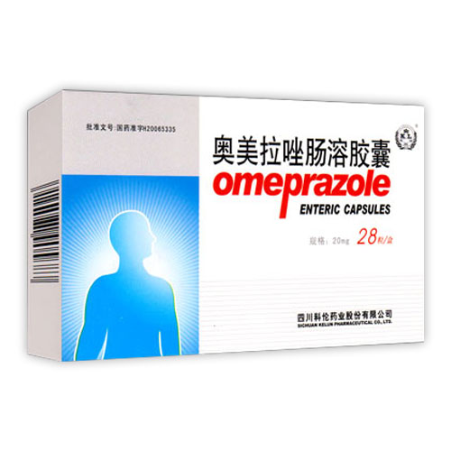 科倫 奧美拉唑腸溶膠囊