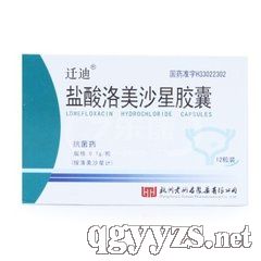鹽酸洛美沙星膠囊