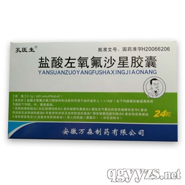 鹽酸左氧氟沙星膠囊