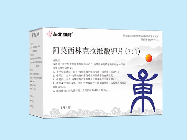 阿莫西林克拉維酸鉀片