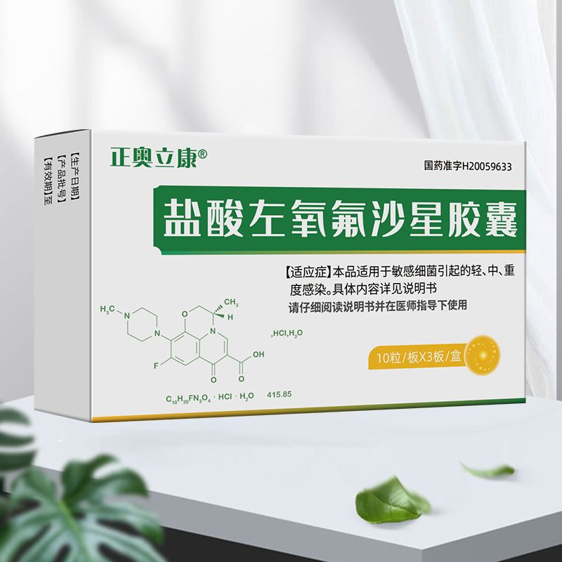 鹽酸左氧氟沙星膠囊